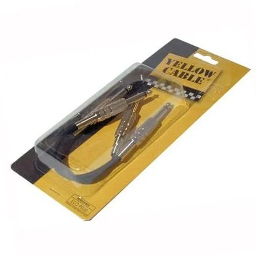 YELLOW CABLE P100 PATCH JACK/JACK – 1M (X2)