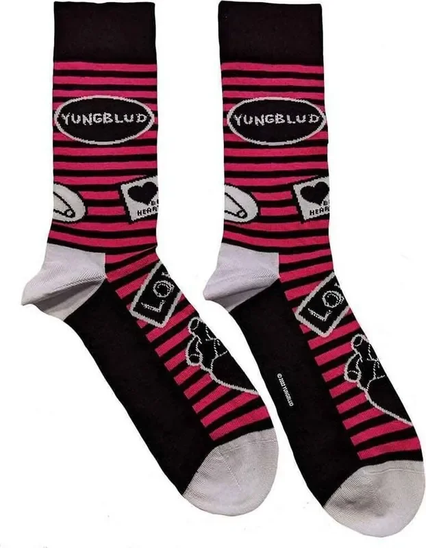 Yungblud Chaussettes Symbols Black 40-45