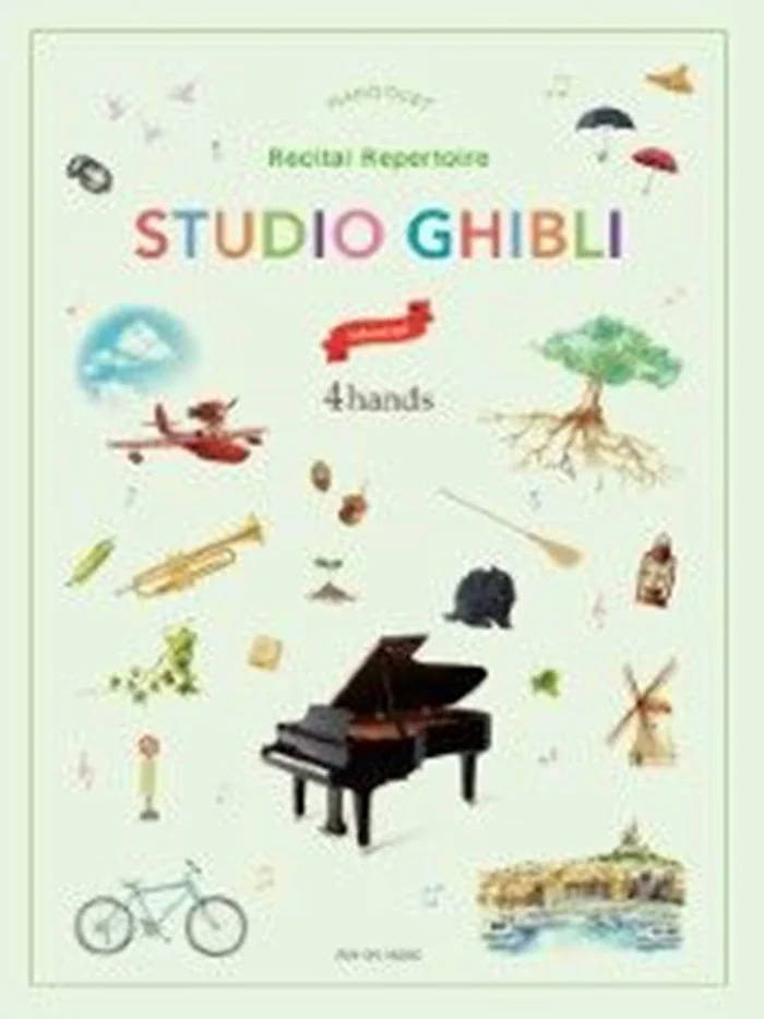Zen-On Music Music Studio Ghibli Recital Répertoire For Piano Duet