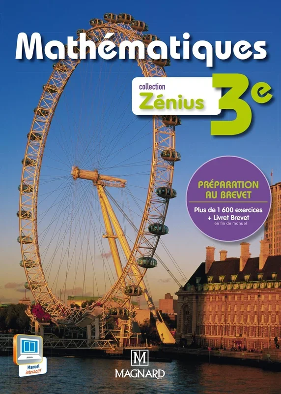Zénius mathématiques 3e (2014) – manuel élève