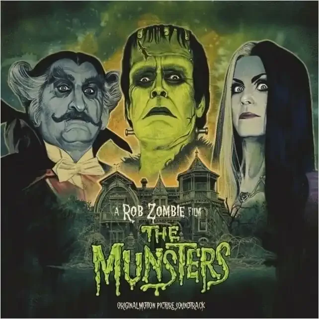 Zeuss & Rob Zombie – The Munsters (180g) (Black & Monster Green Swirl/Black & Vampire White Swirl Coloured) (2 LP)